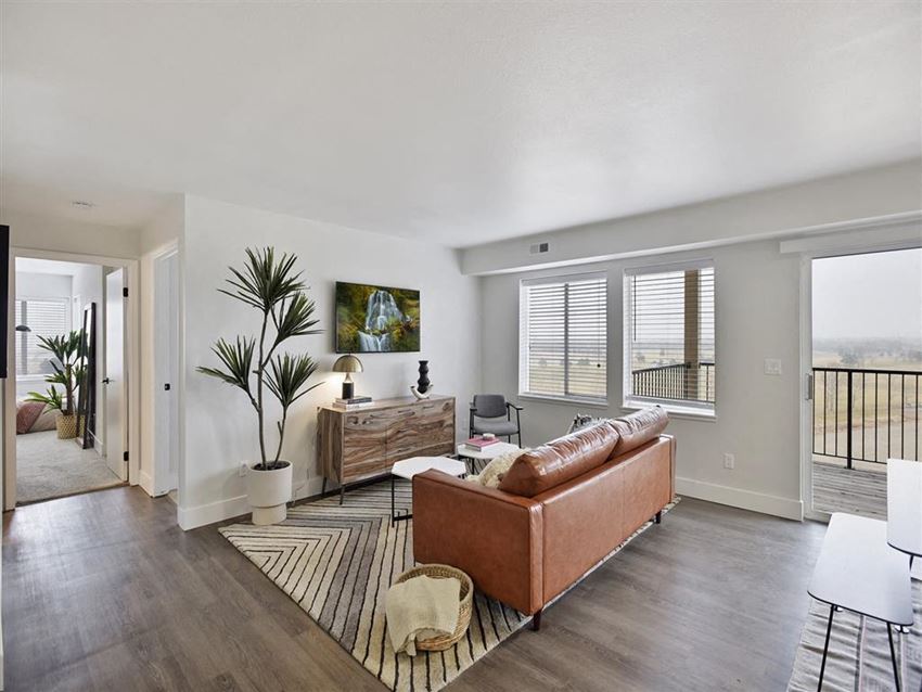 Spacious Living Room With Private Balcony at Columbia Village, Boise, 83716 - Photo Gallery 1