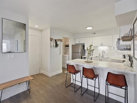 Gourmet Kitchen With Island at Columbia Village, Boise