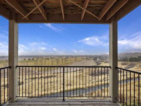 Patio View at Columbia Village, Idaho