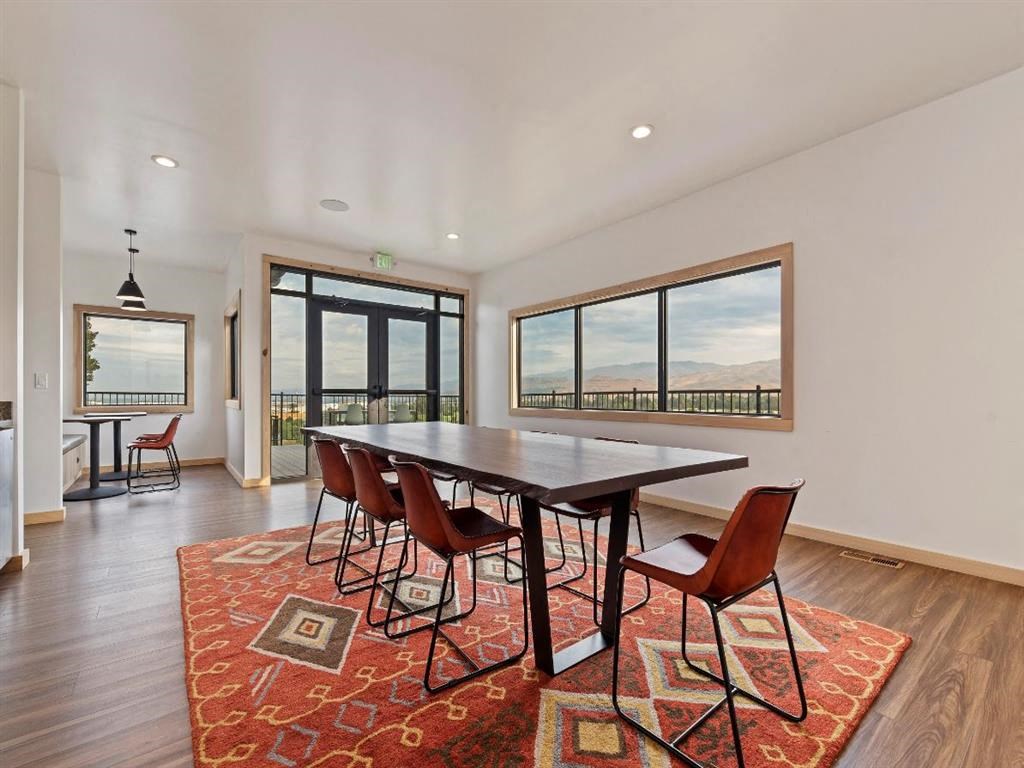 Gathering table at Columbia Village, Boise, ID