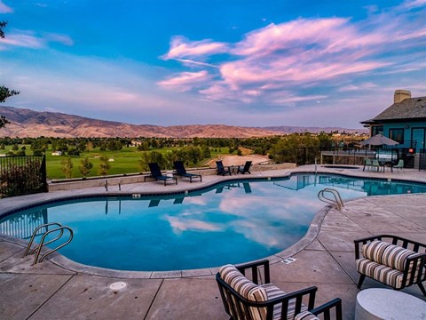 Swimming Pool With Relaxing Sundecks at Columbia Village, Boise