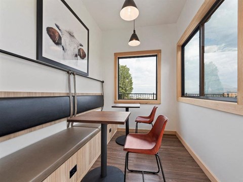 Technology area at Columbia Village, Idaho, 83716