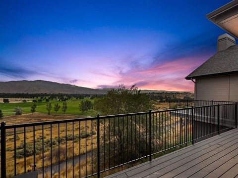 View From Private Balcony at Columbia Village, Boise, ID
