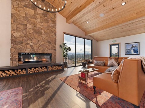 Clubhouse With Fireplace at Columbia Village, Boise, ID, 83716