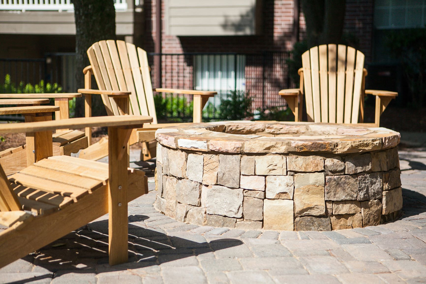 The Pointe at Lenox Park fire pit.