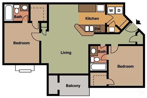 Kingsboro-2Bed,2Bath