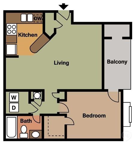 Lenox- 1Bed, 1Bath