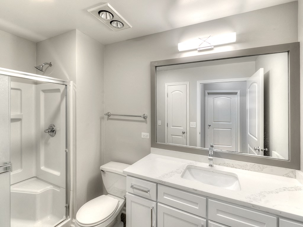 Large Soaking Tub In Master Bathroom at The MilTon Apartments