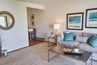 Living Room Interior at Knollwood Towers East Apartments, Minnesota, 55343