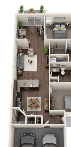 Brownsburg IN apartment rentals Redwood Brownsburg Forestwood Floor Plan