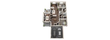 Brownsburg IN apartment rentals Redwood Brownsburg Summerwood Floor Plan