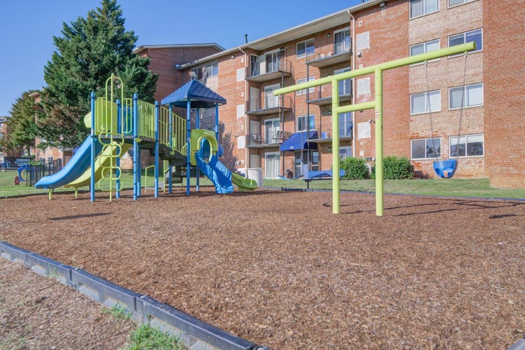 our apartments have a playground for kids to play