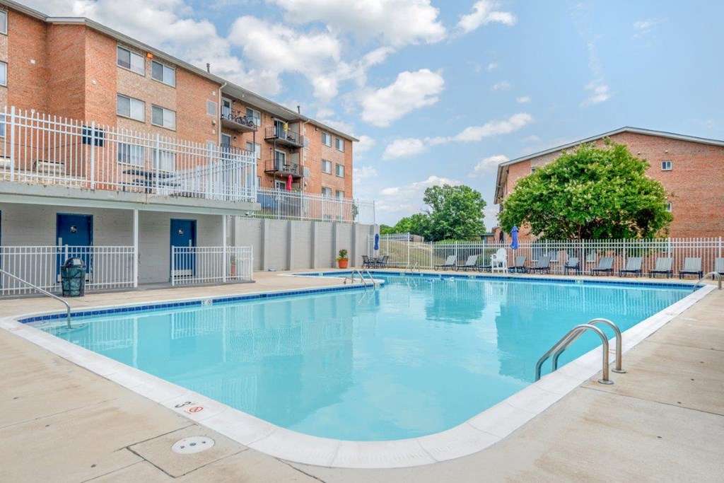 our apartments have a large pool for residents to enjoy