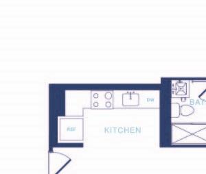 Oversized, modern floor plans New City Avenue apartments