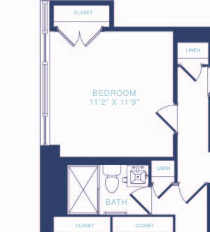 Oversized, modern floor plans New City Avenue apartments