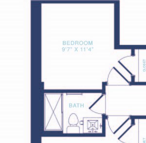 Oversized, modern floor plans New City Avenue apartments