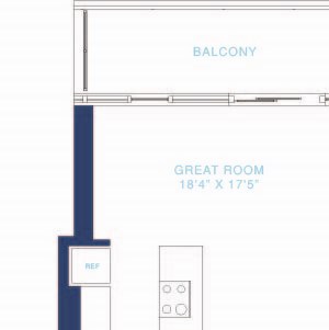 Oversized, modern floor plans New City Avenue apartments