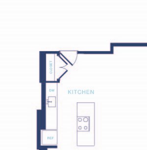 Oversized, modern floor plans New City Avenue apartments