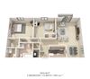 2 Bedroom 1.5 Bath