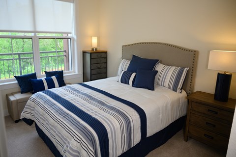 Master Bedroom at Poplar Creek Apartments, Brookfield, WI
