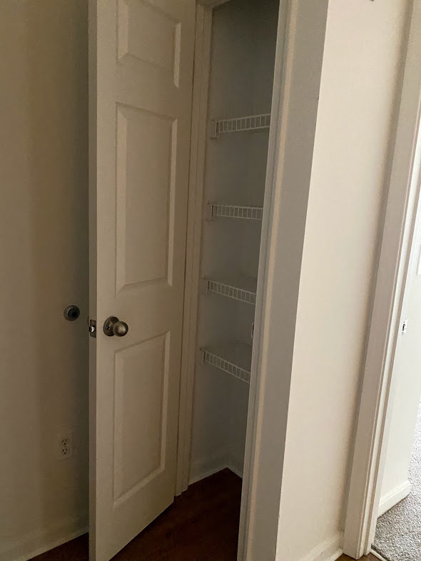Silver Mill Apartments - Linen closet in Master bedroom