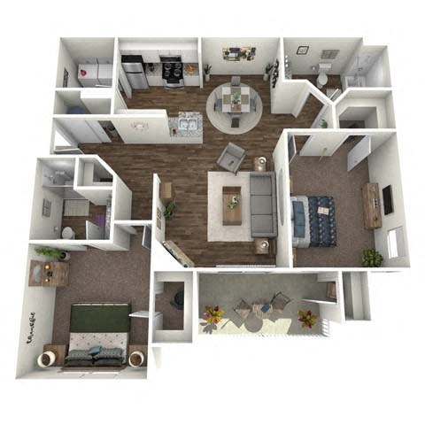 1900 Tee Court 1-3 Beds Apartment for Rent - Photo Gallery 17