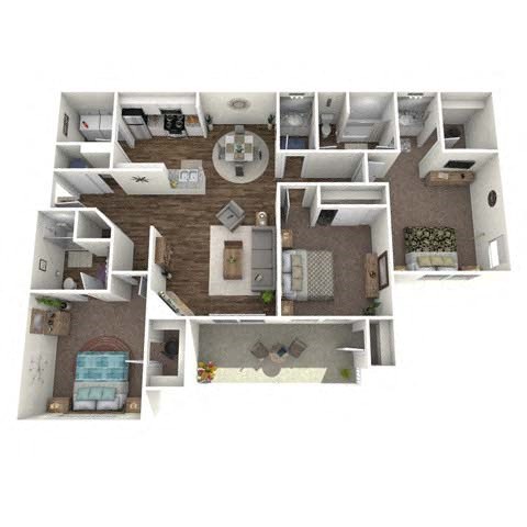 1900 Tee Court 1-3 Beds Apartment for Rent - Photo Gallery 18