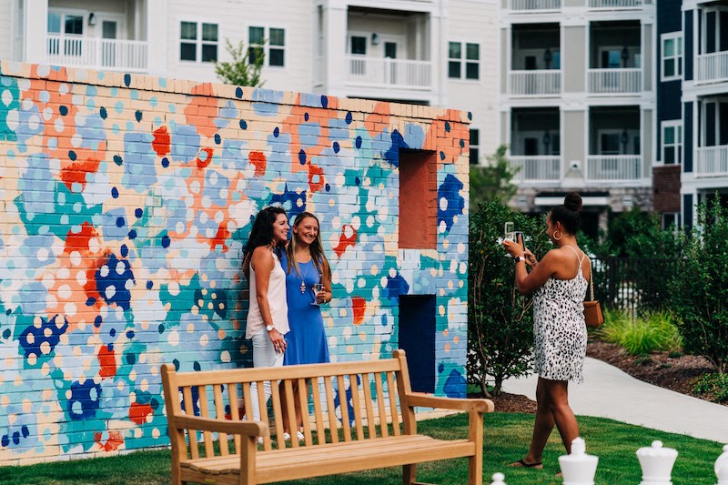 Outdoor celebration at The Roseberry, Columbia, SC, 29223