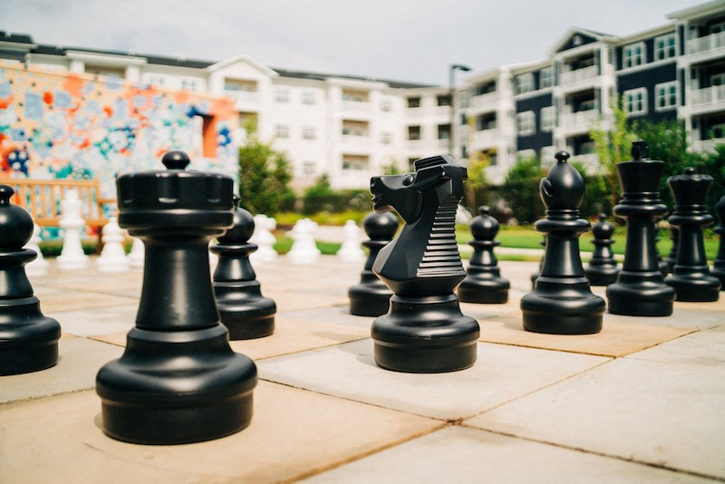Outdoor Chess at The Roseberry, Columbia