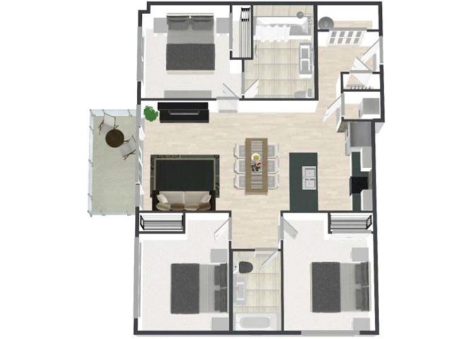 H Floor Plan 8