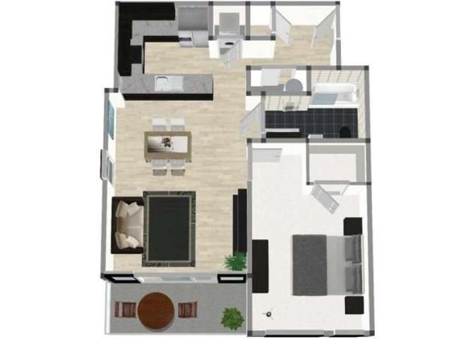 L Floor Plan 12