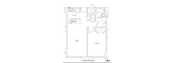 1 bedroom, 1 bath