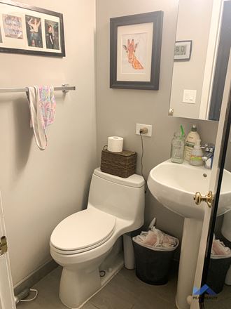 a small bathroom with a toilet and a sink