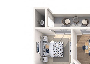 DiMaggio Floor Plan DiMaggio Floor Plan at Residences at Stadium Village, Surprise, Arizona