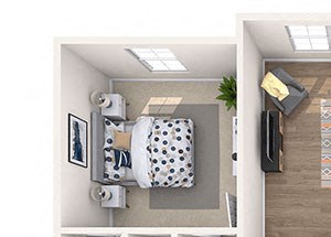 Koufax Floor Plan Koufax Floor Plan at Residences at Stadium Village, Surprise, AZ, 85374