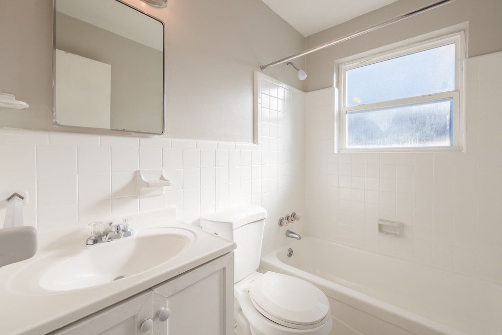 Updated Bathroom at Gardens at Washington Park 1, Atlanta, 30314