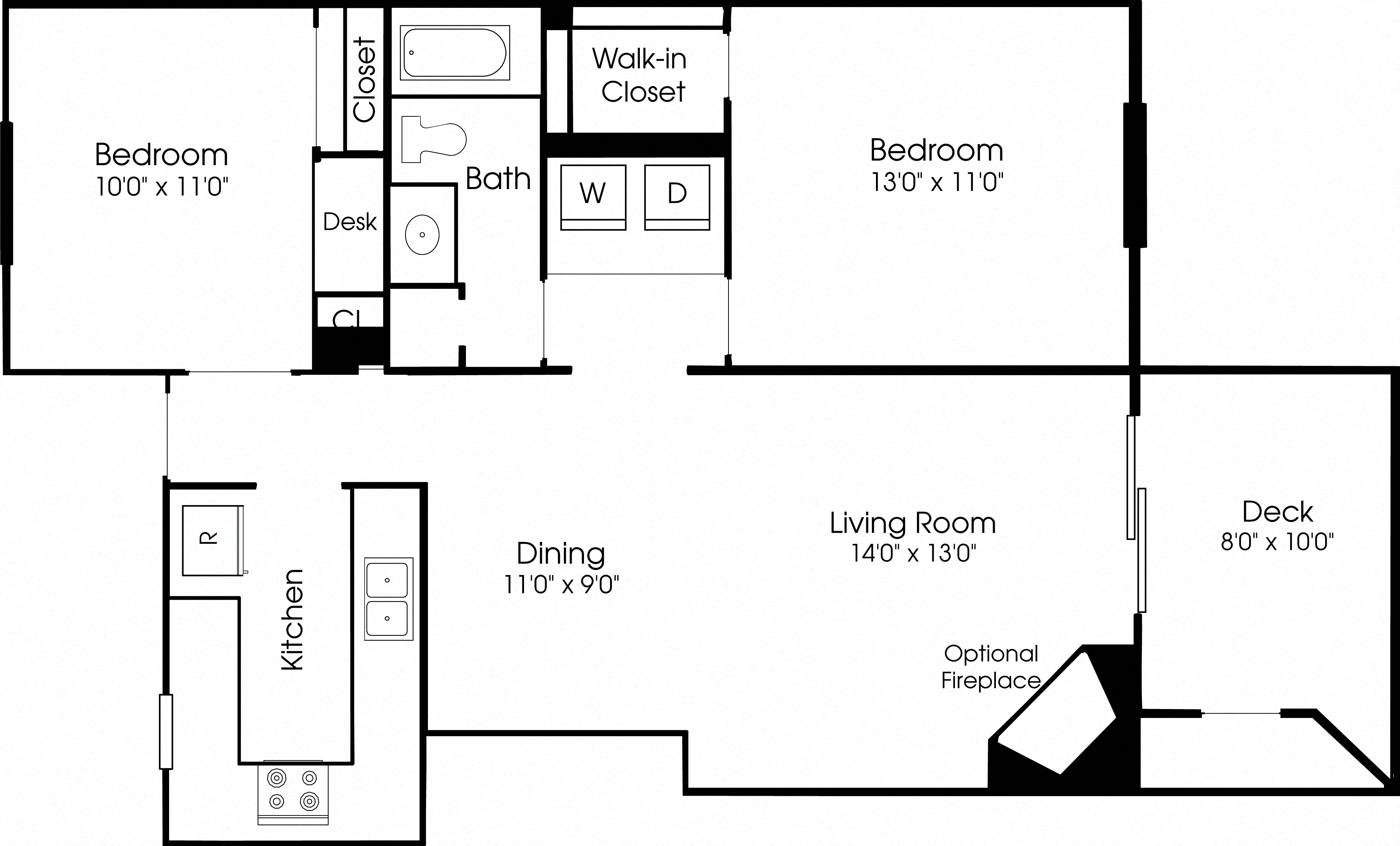 Floor Plan BA at The Apartments at Tamar Meadow, Columbia, MD