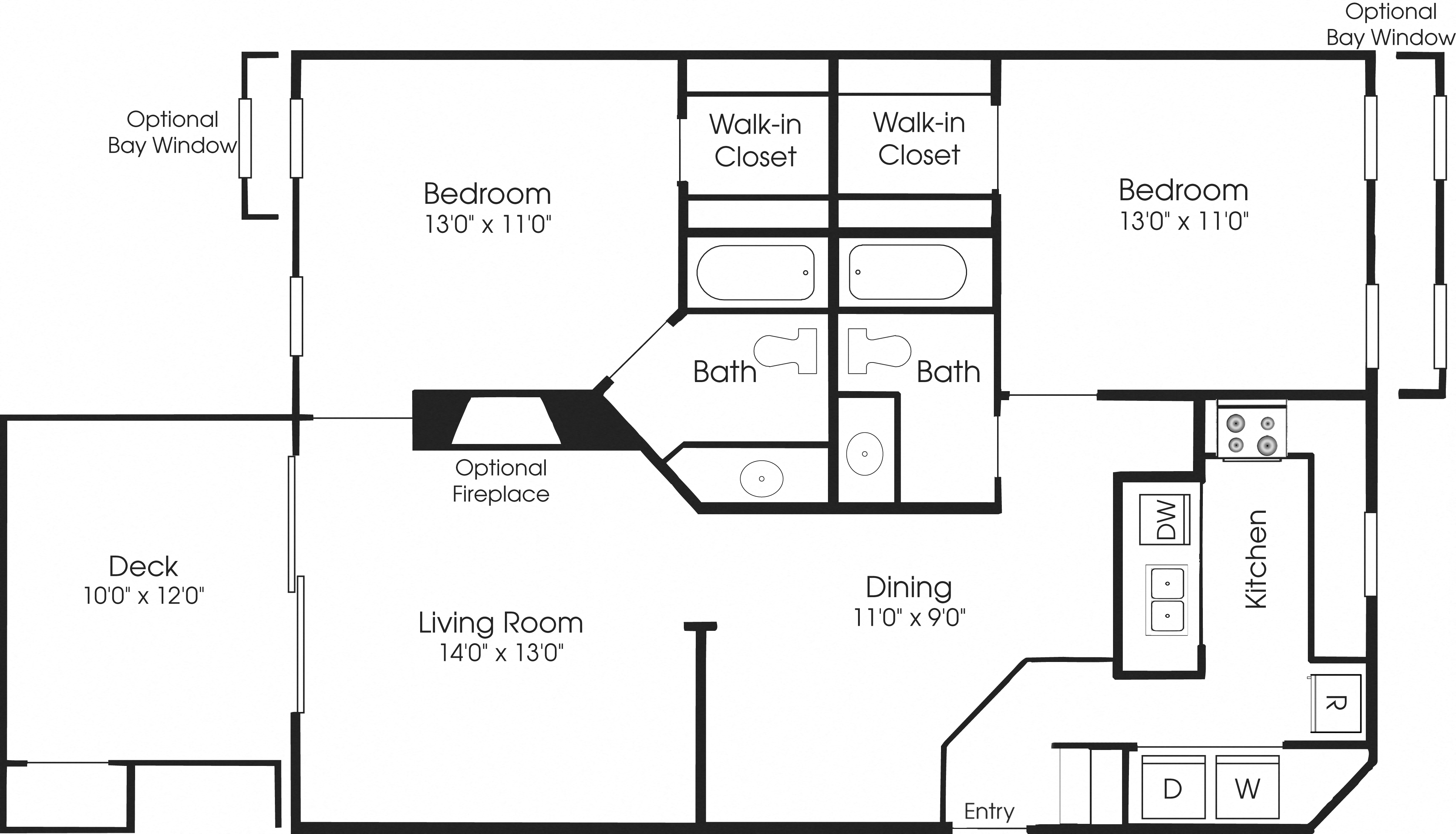 Floor Plan BB at The Apartments at Tamar Meadow, Columbia, 21045