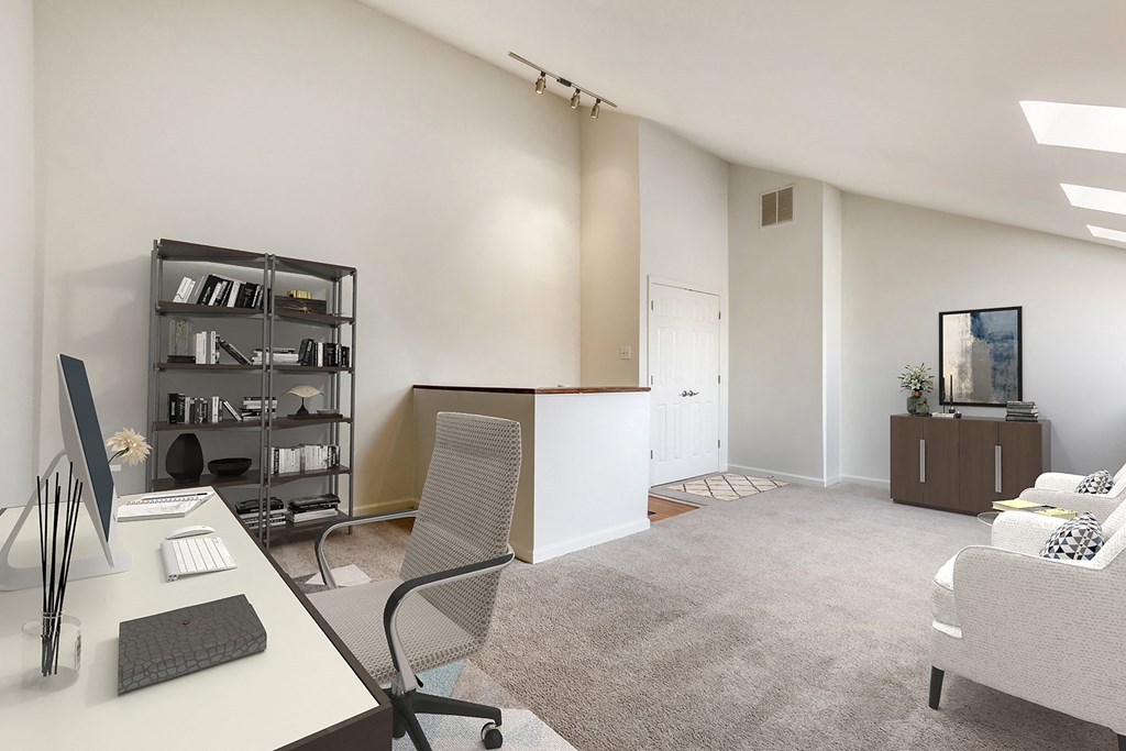 Brightly Decorated office space at The Greens at Columbia, Maryland