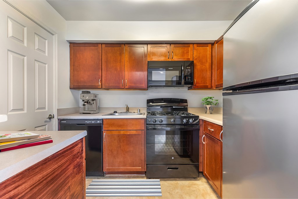Furnished Kitchen Furnished Kitchen at The Apartments at Saddle Brooke, Cockeysville, 21030