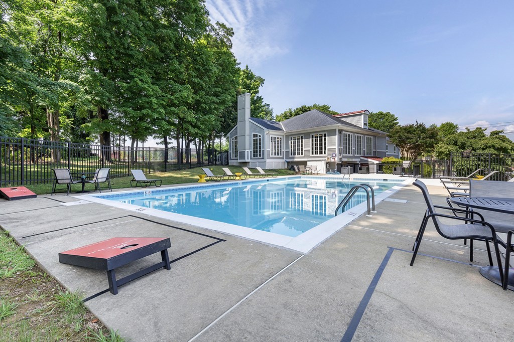 Swimming Pool With Lounge Chairs at Annapolis Roads, Maryland
