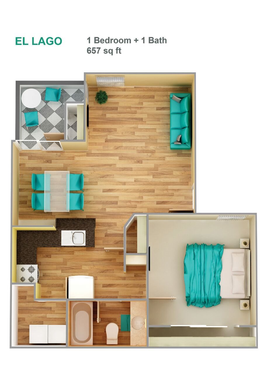 El Lago Floor Plan 1