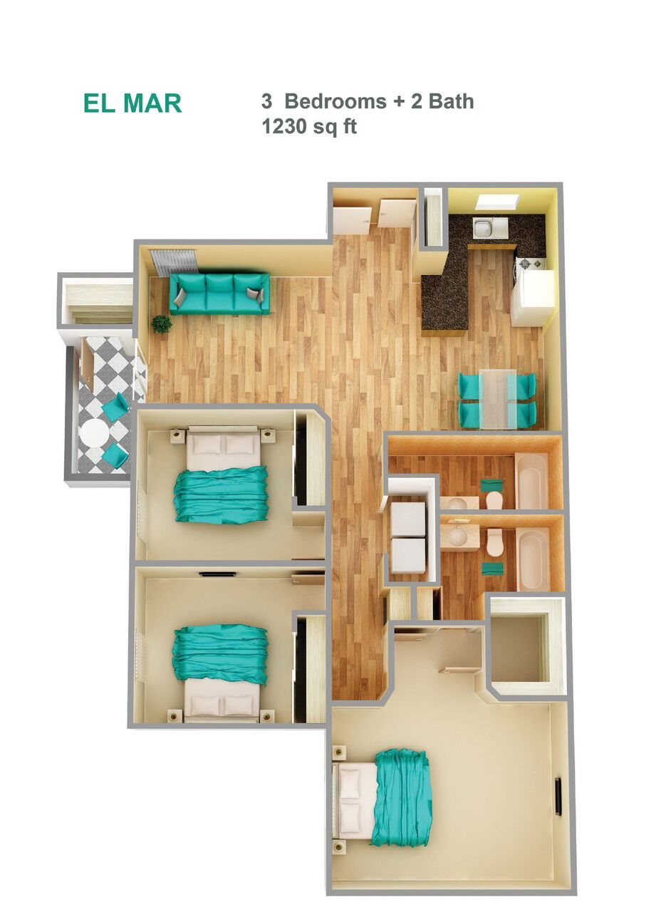 El Mar Floor Plan 4