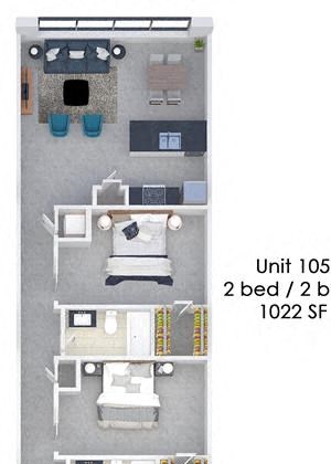 Fording Flats 105