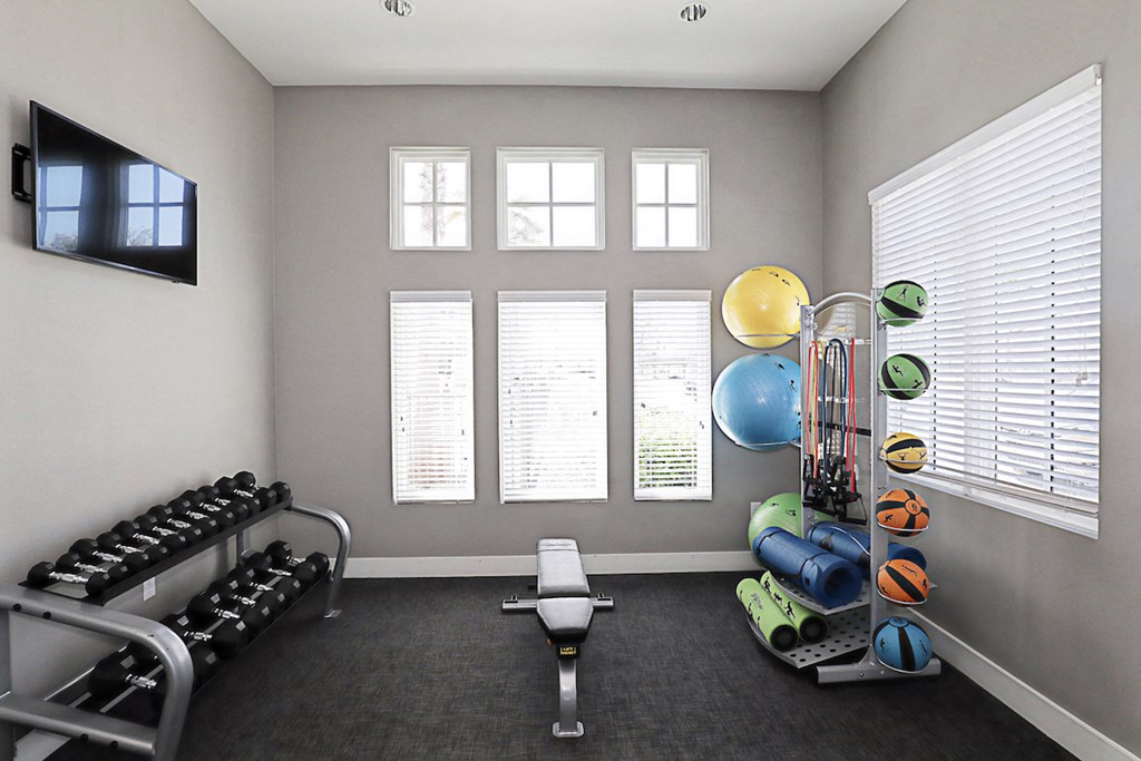 the preserve at ballantyne commons fitness room