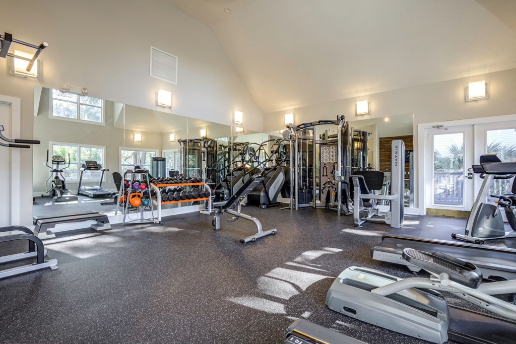 Fully Equipped Fitness Center at The Watch on Shem Creek, South Carolina