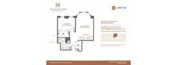 1 Bedroom Bay - Floorplan 5