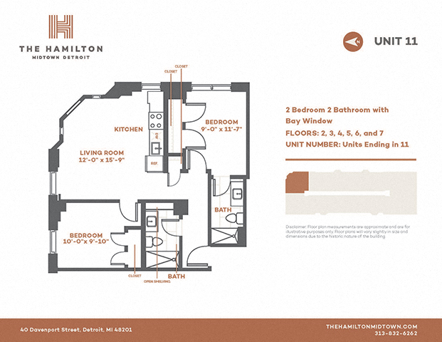 2 Bedroom Bay - Floorplan 11