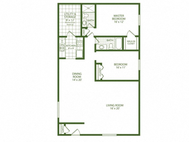 2 Bedroom Apartment
