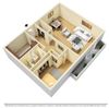 1 Bed 1 Bath Large